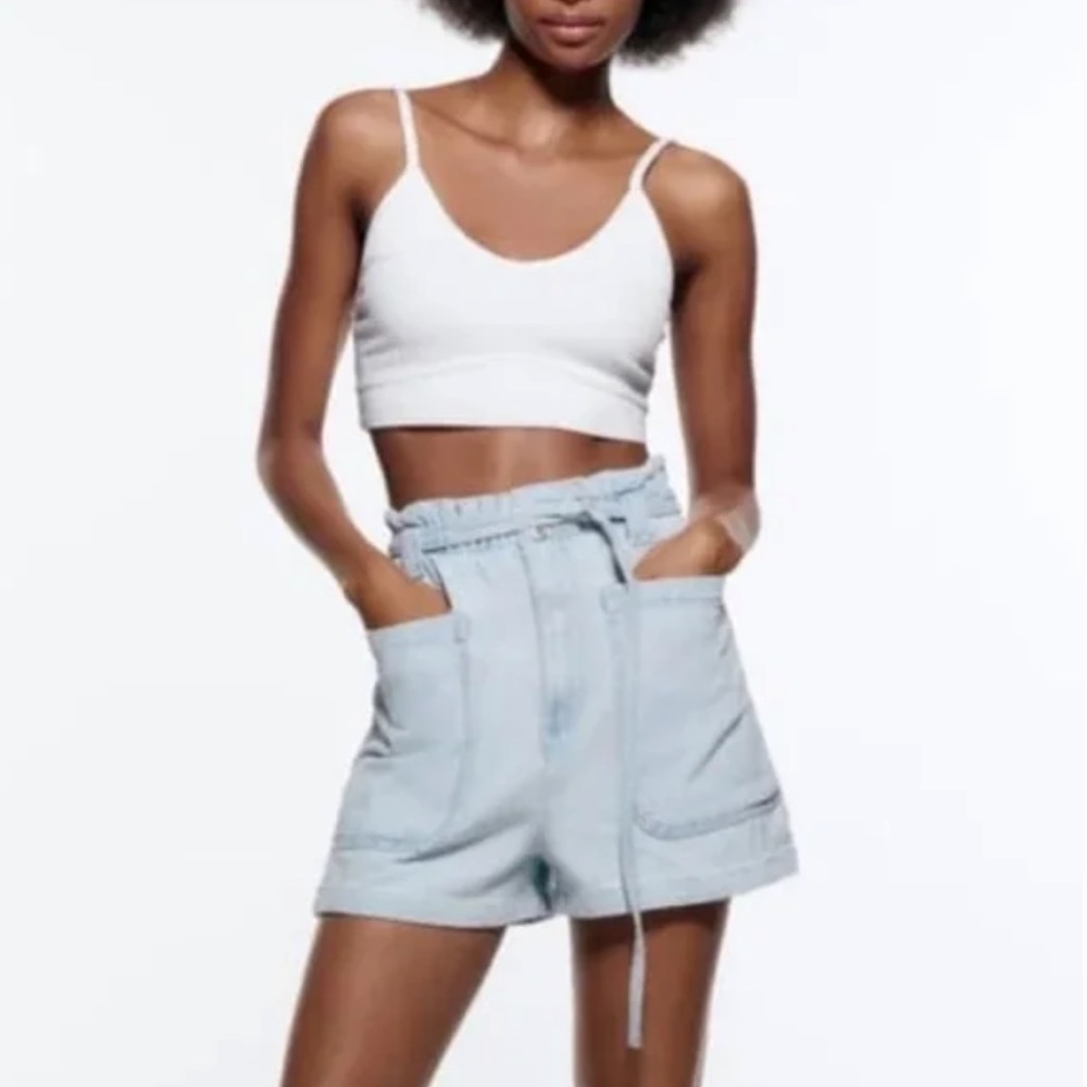 Zara denim shorts